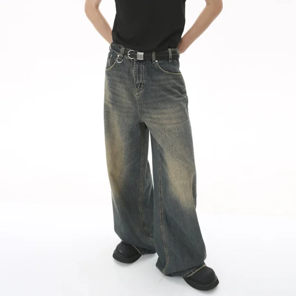 Men's Oversized Floor Length Jeans - Image 12
